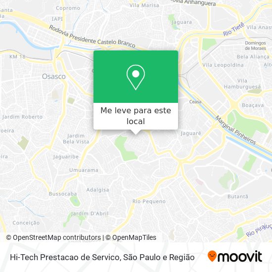 Hi-Tech Prestacao de Servico mapa