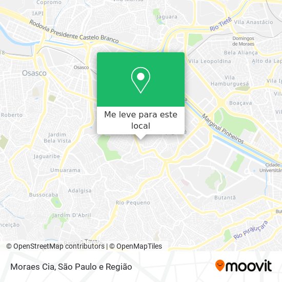 Moraes Cia mapa