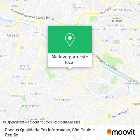 Foccus Qualidade Em Informacao mapa