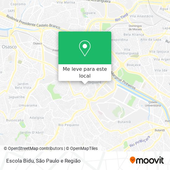 Escola Bidu mapa