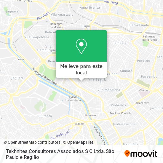 Tekhnites Consultores Associados S C Ltda mapa