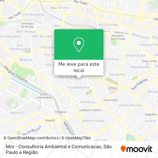 Mor - Consultoria Ambiental e Comunicacao mapa