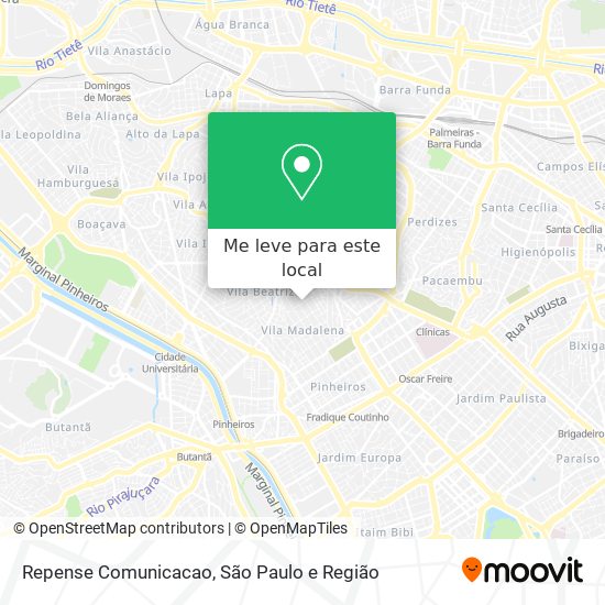 Repense Comunicacao mapa