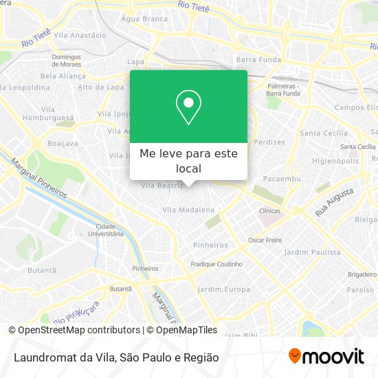 Laundromat da Vila mapa