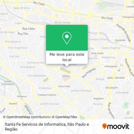 Santa Fe Servicos de Informatica mapa