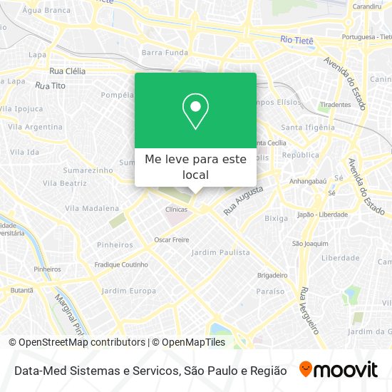 Data-Med Sistemas e Servicos mapa