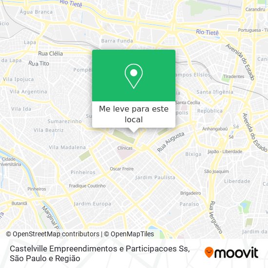 Castelville Empreendimentos e Participacoes Ss mapa