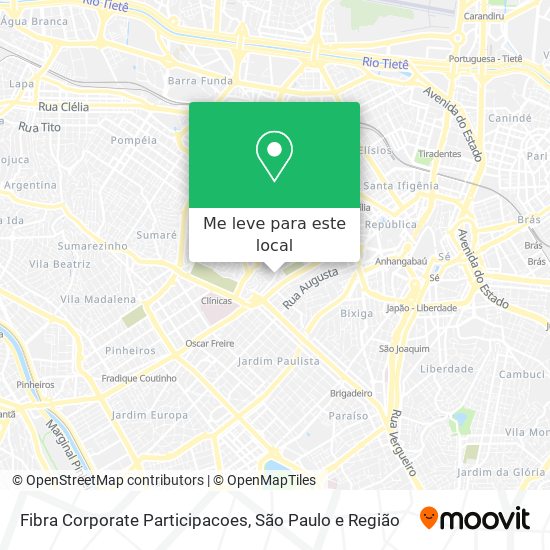 Fibra Corporate Participacoes mapa
