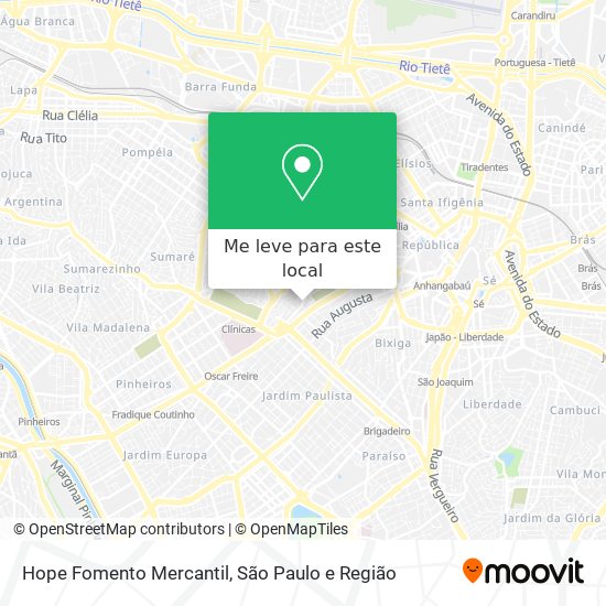 Hope Fomento Mercantil mapa