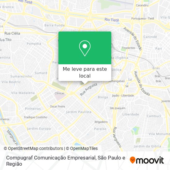 Compugraf Comunicação Empresarial mapa