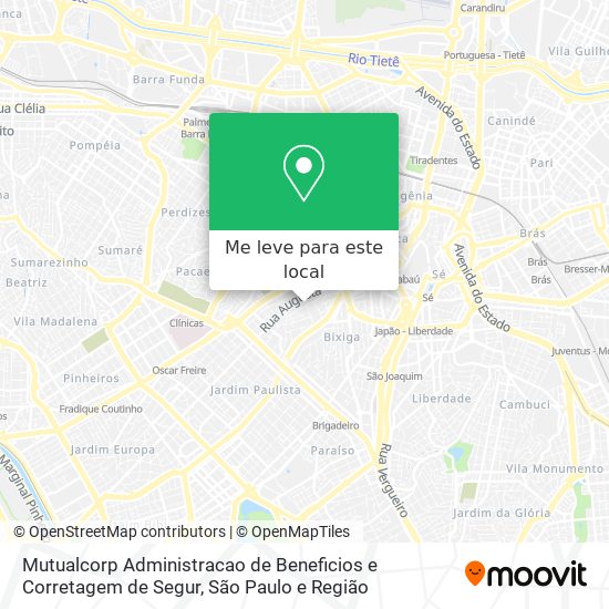 Mutualcorp Administracao de Beneficios e Corretagem de Segur mapa