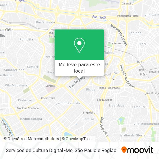 Serviços de Cultura Digital -Me mapa