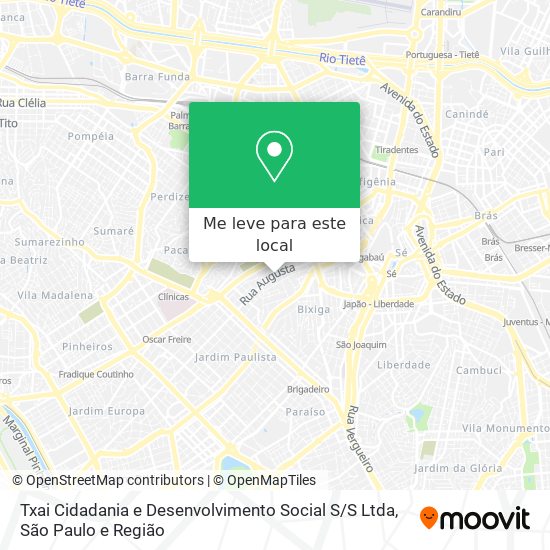 Txai Cidadania e Desenvolvimento Social S / S Ltda mapa