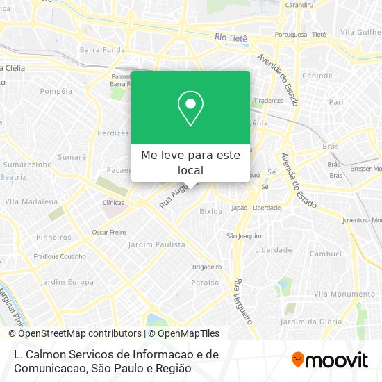 L. Calmon Servicos de Informacao e de Comunicacao mapa