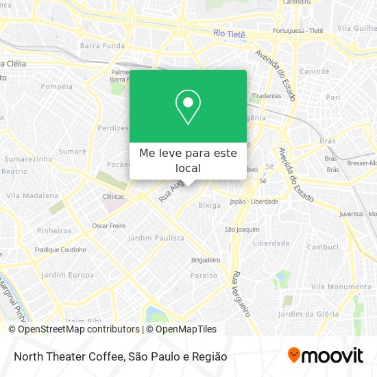 North Theater Coffee mapa