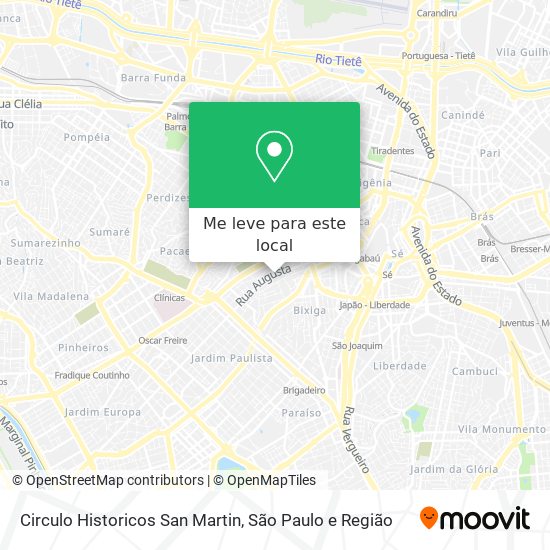 Circulo Historicos San Martin mapa