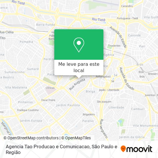 Agencia Tao Producao e Comunicacao mapa