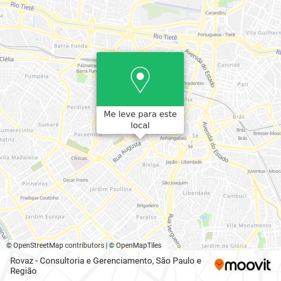 Rovaz - Consultoria e Gerenciamento mapa