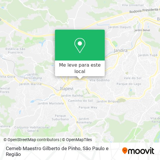 Cemeb Maestro Gilberto de Pinho mapa