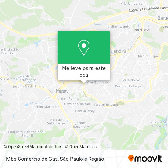 Mbs Comercio de Gas mapa
