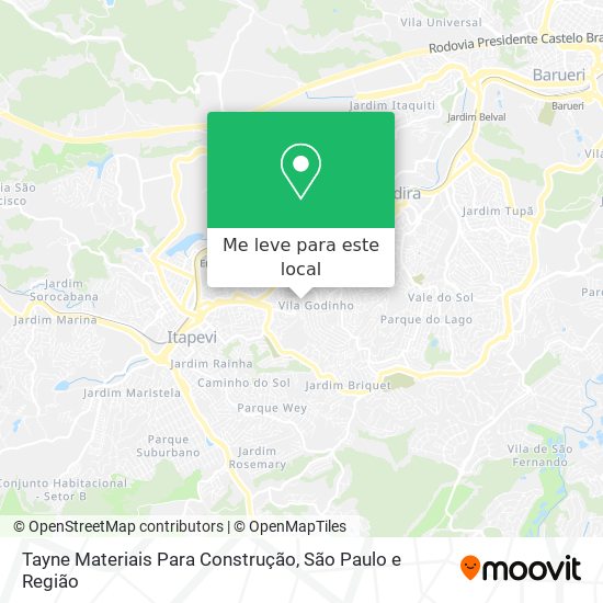 Tayne Materiais Para Construção mapa