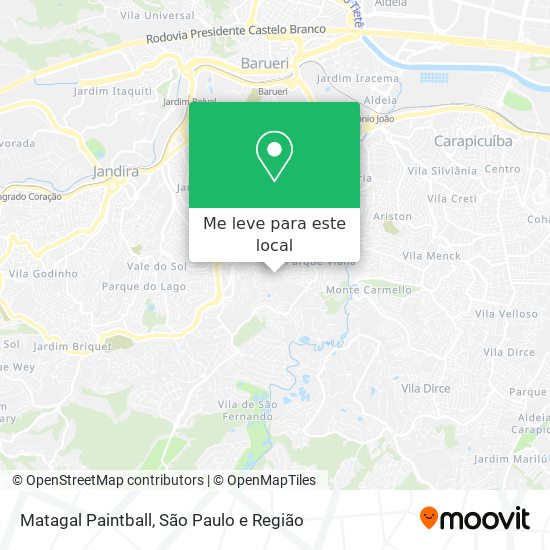 Matagal Paintball mapa
