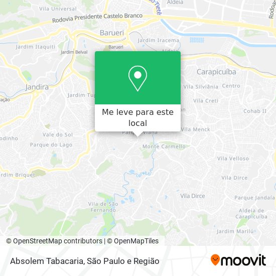 Absolem Tabacaria mapa