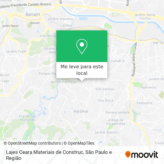 Lajes Ceara Materiais de Construc mapa