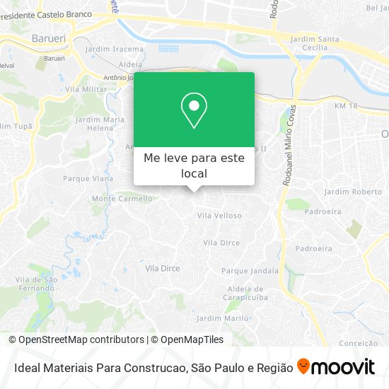 Ideal Materiais Para Construcao mapa