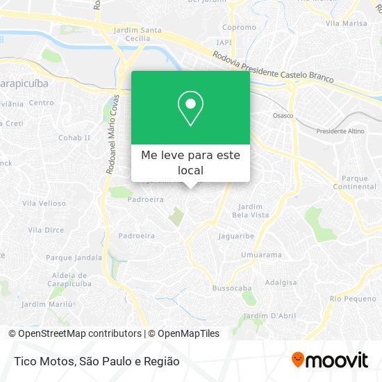 Tico Motos mapa