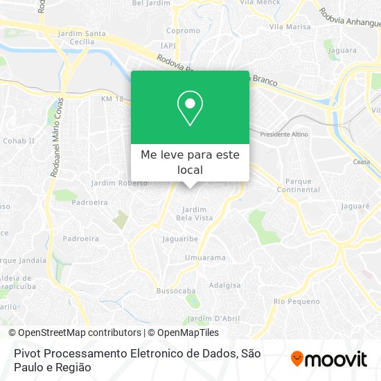 Pivot Processamento Eletronico de Dados mapa