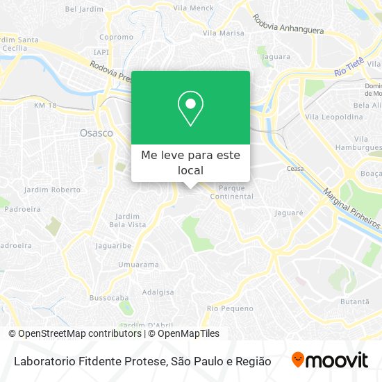 Laboratorio Fitdente Protese mapa