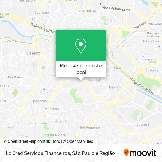 Lc Cred Servicos Financeiros mapa