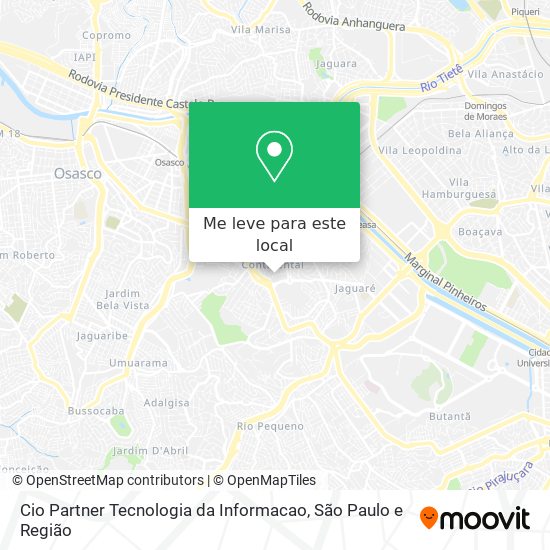 Cio Partner Tecnologia da Informacao mapa