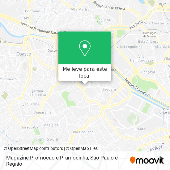 Magazine Promocao e Pramocinha mapa