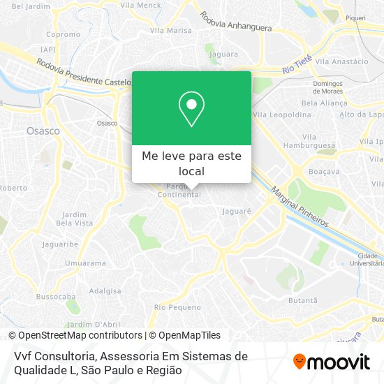 Vvf Consultoria, Assessoria Em Sistemas de Qualidade L mapa