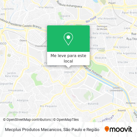 Mecplus Produtos Mecanicos mapa