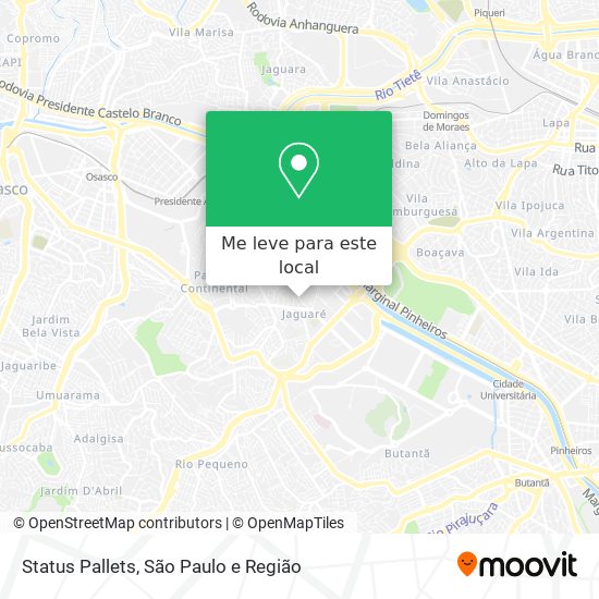 Status Pallets mapa