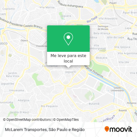 McLarem Transportes mapa