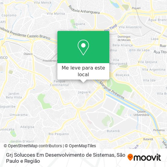 Grj Solucoes Em Desenvolvimento de Sistemas mapa