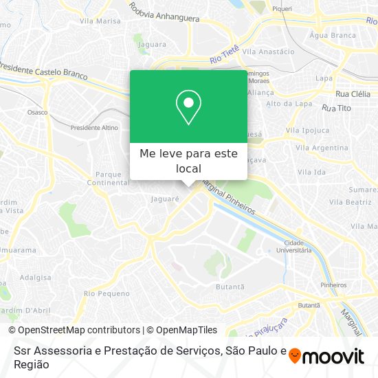 Ssr Assessoria e Prestação de Serviços mapa