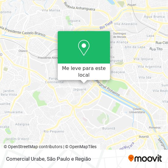 Comercial Urabe mapa