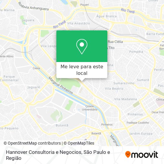 Hannover Consultoria e Negocios mapa