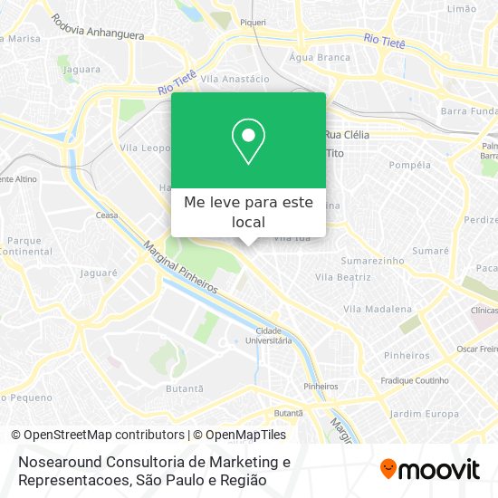 Nosearound Consultoria de Marketing e Representacoes mapa
