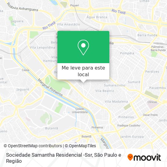 Sociedade Samantha Residencial -Ssr mapa