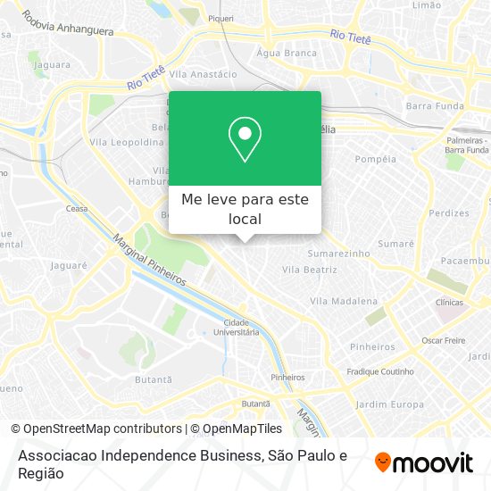 Associacao Independence Business mapa