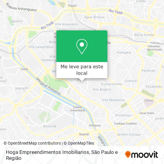 Hoga Empreendimentos Imobiliarios mapa