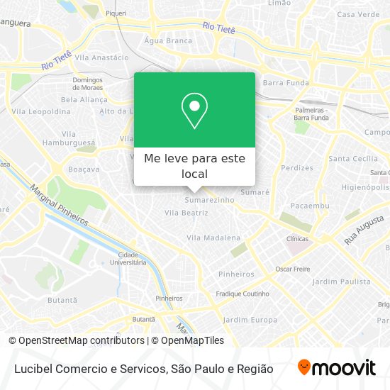 Lucibel Comercio e Servicos mapa