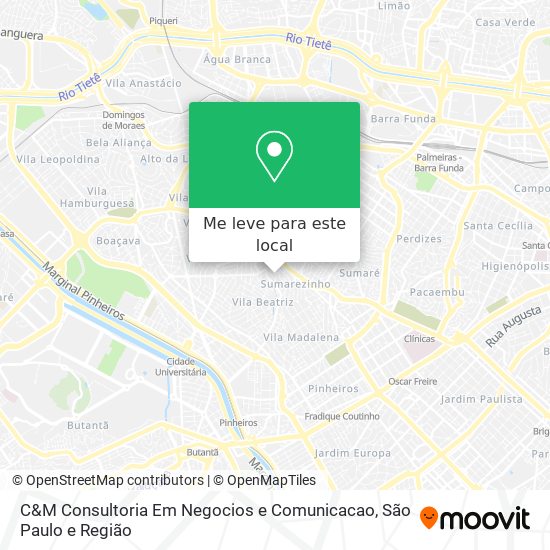 C&M Consultoria Em Negocios e Comunicacao mapa