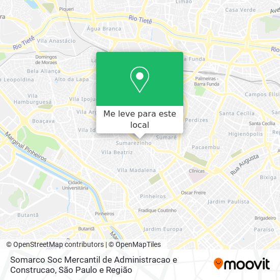 Somarco Soc Mercantil de Administracao e Construcao mapa